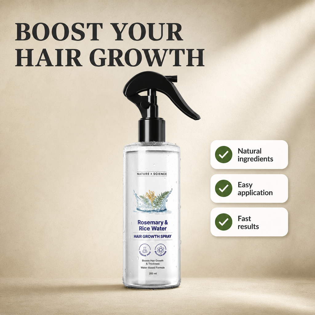 Rosemary & Rice Water Hair Growth Spray