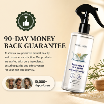 Rosemary & Rice Water Hair Growth Spray