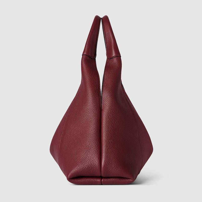 Softbit Maxi Shoulder Bag – Rosso Ancora Red Grainy Leather - Image 5