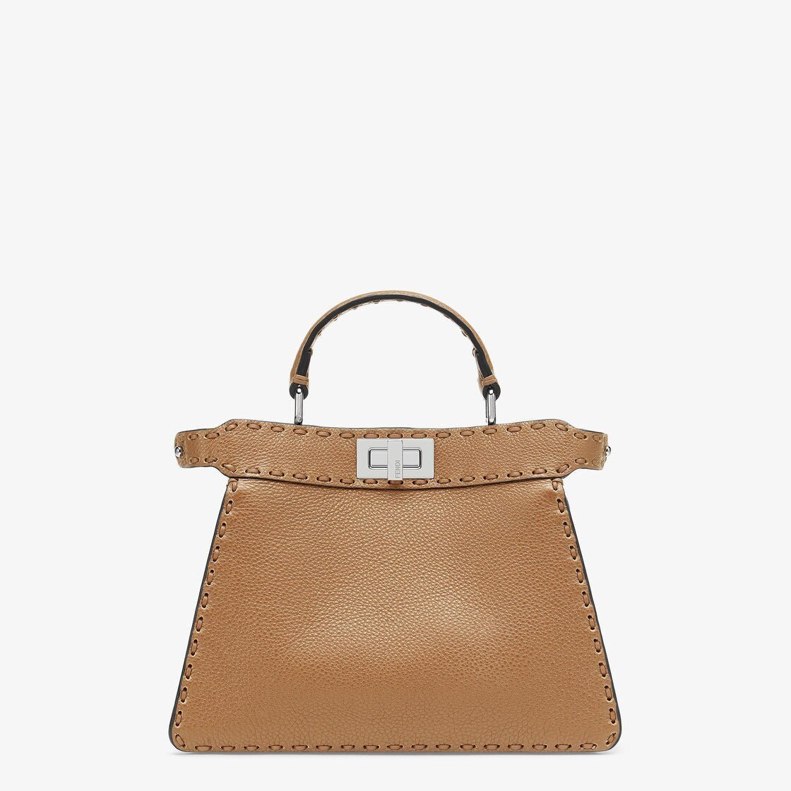 Peekaboo ISeeU Small in Cuoio Romano Brown - Image 4