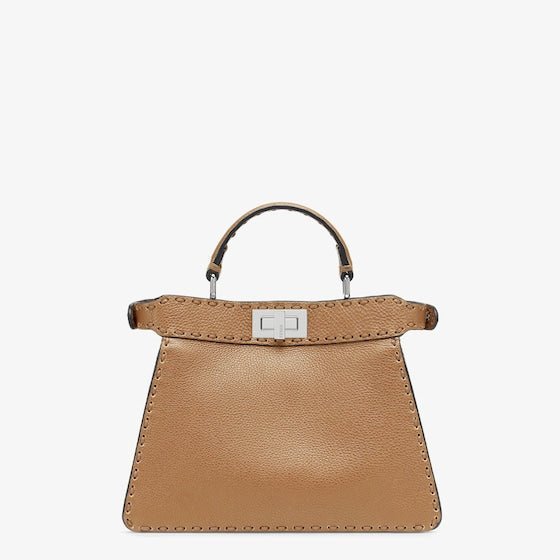 Peekaboo ISeeU Small in Cuoio Romano Brown - Image 2