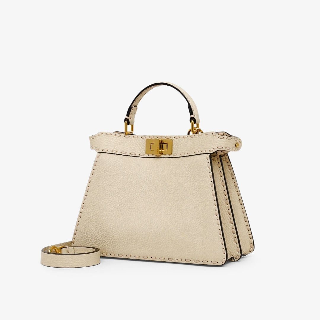 Peekaboo ISeeU Small in Cuoio Romano Beige - Image 5