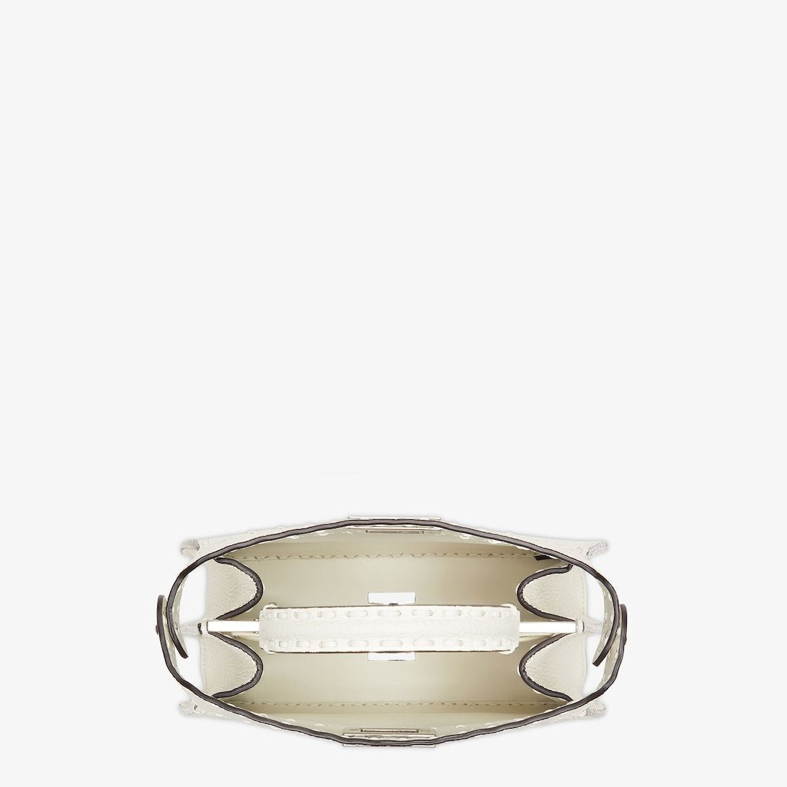 Peekaboo ISeeU Small in Cuoio Romano White - Image 2