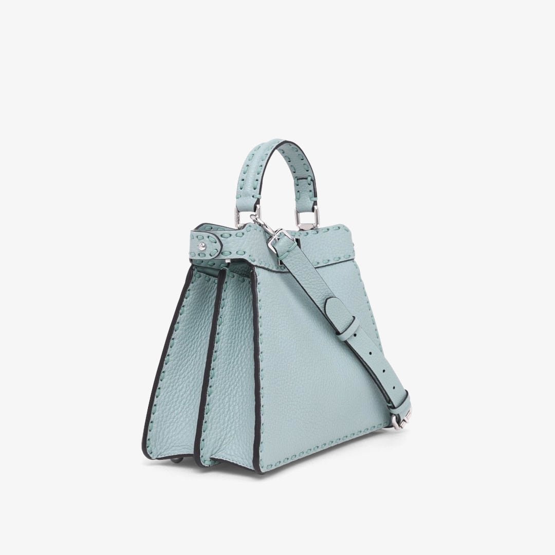 Peekaboo ISeeU Small in Cuoio Romano Light Blue - Image 6