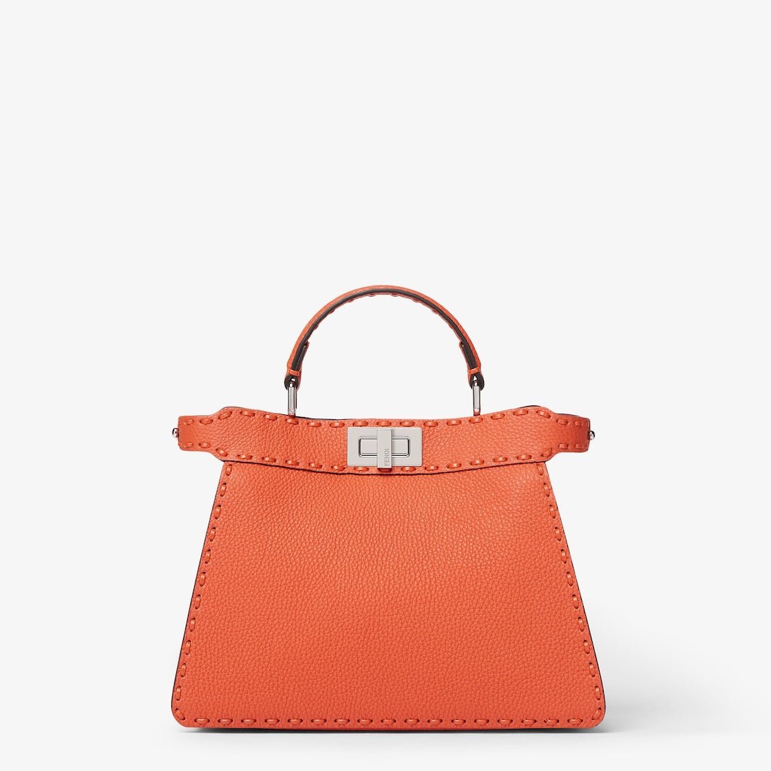 Peekaboo ISeeU Small in Cuoio Romano Orange