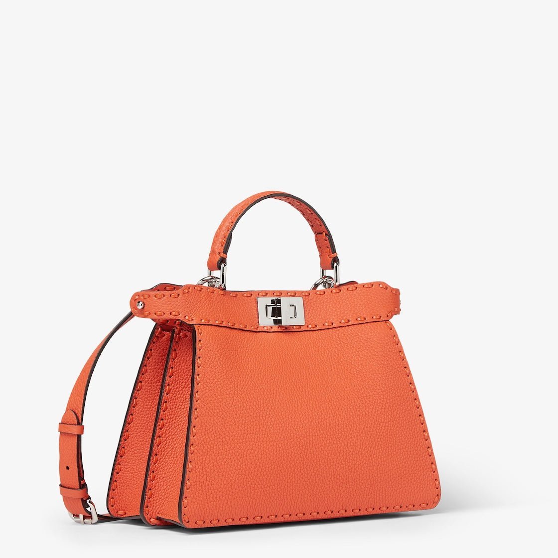 Peekaboo ISeeU Small in Cuoio Romano Orange - Image 2