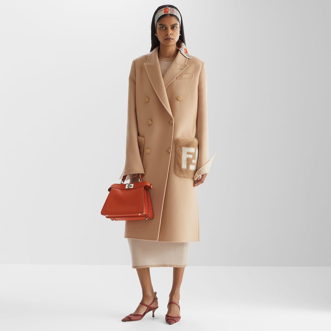 Peekaboo ISeeU Small in Cuoio Romano Orange - Image 6