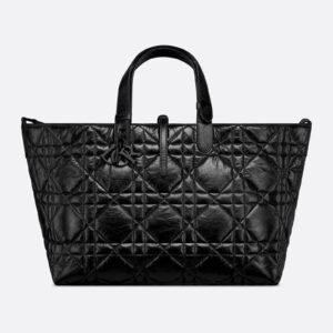 Toujours Large Tote in Crinkled Calfskin