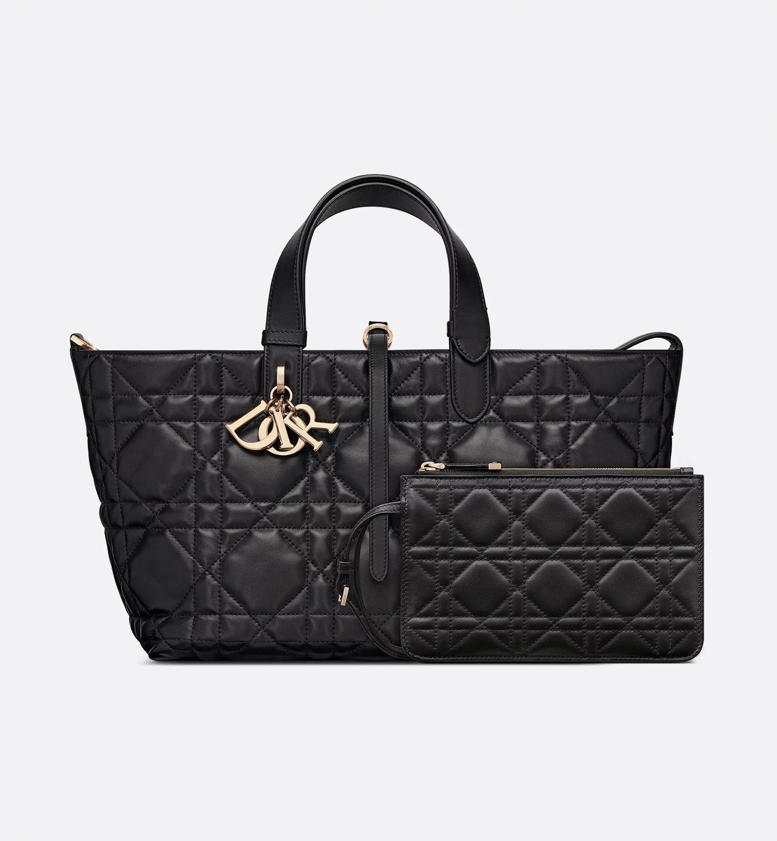 Toujours Medium Tote in Black - Image 3