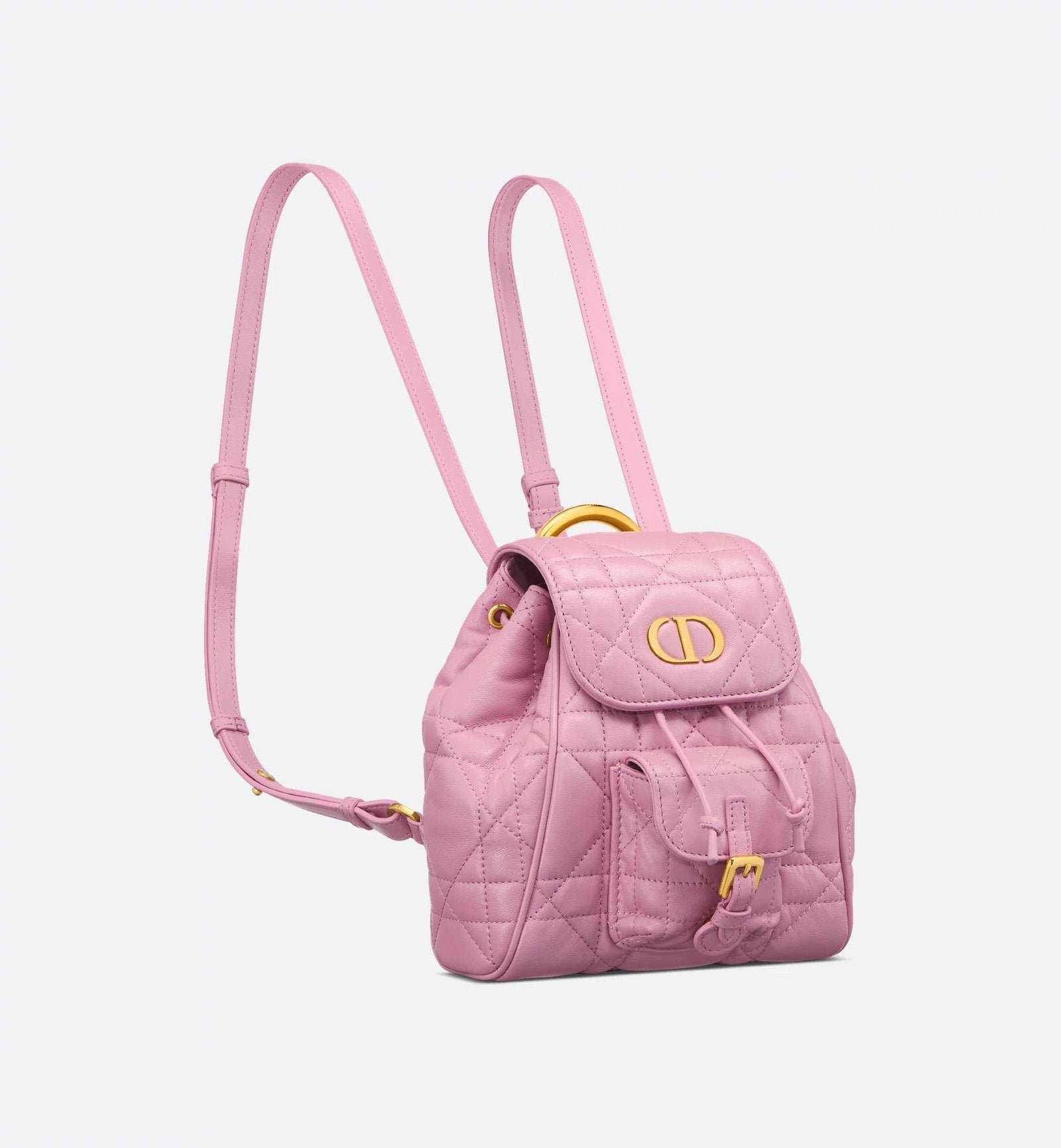 Macrocannage Lambskin Mini Backpack Hydrangea Pink - Image 2