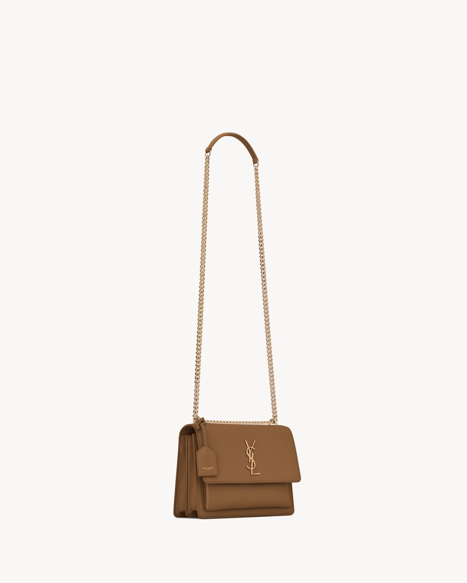 Sunset Medium Flap Bag in Smooth Calfskin - Fox - Image 6