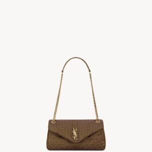 CALYPSO Small Bag in Jacquard - Ocre Multicolore
