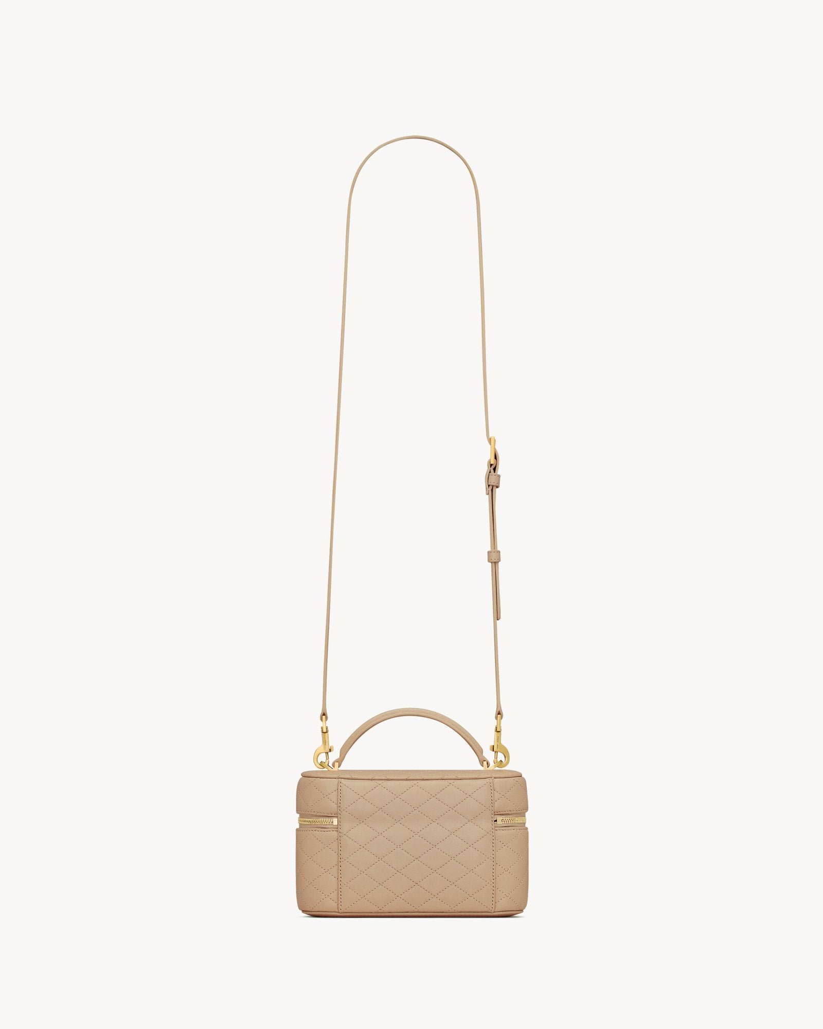 GABY Vanity Bag in Lambskin - Natural Tan - Image 6