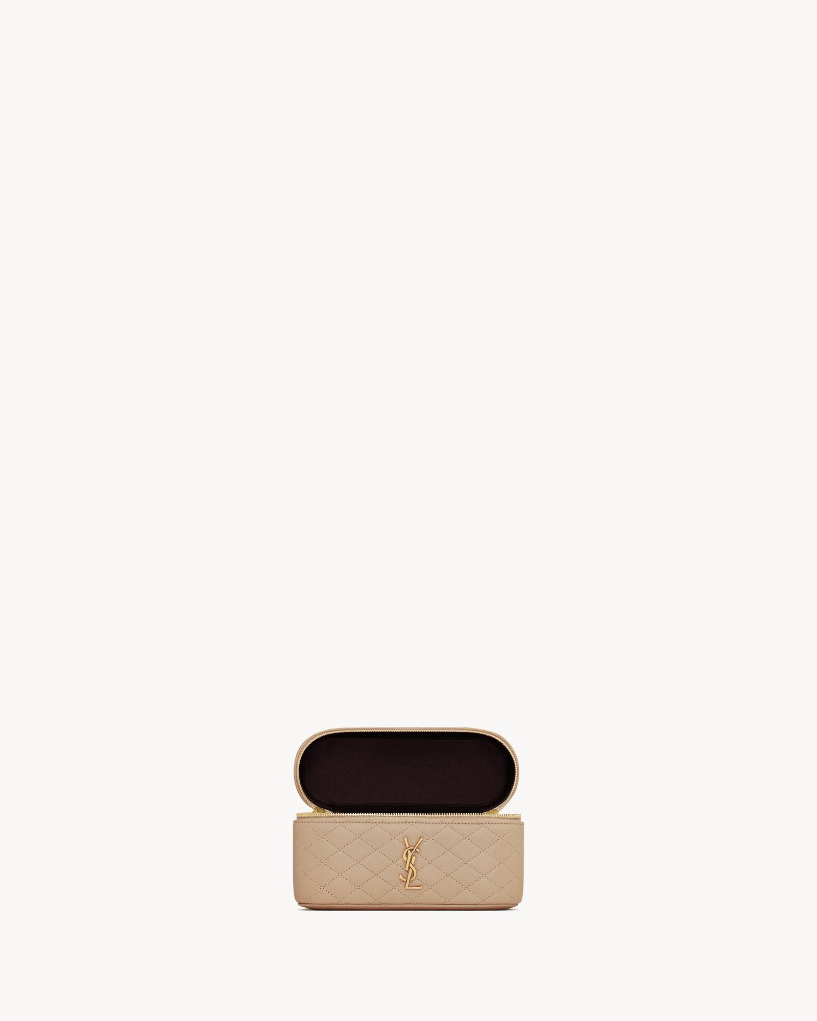 GABY Vanity Bag in Lambskin - Natural Tan - Image 11