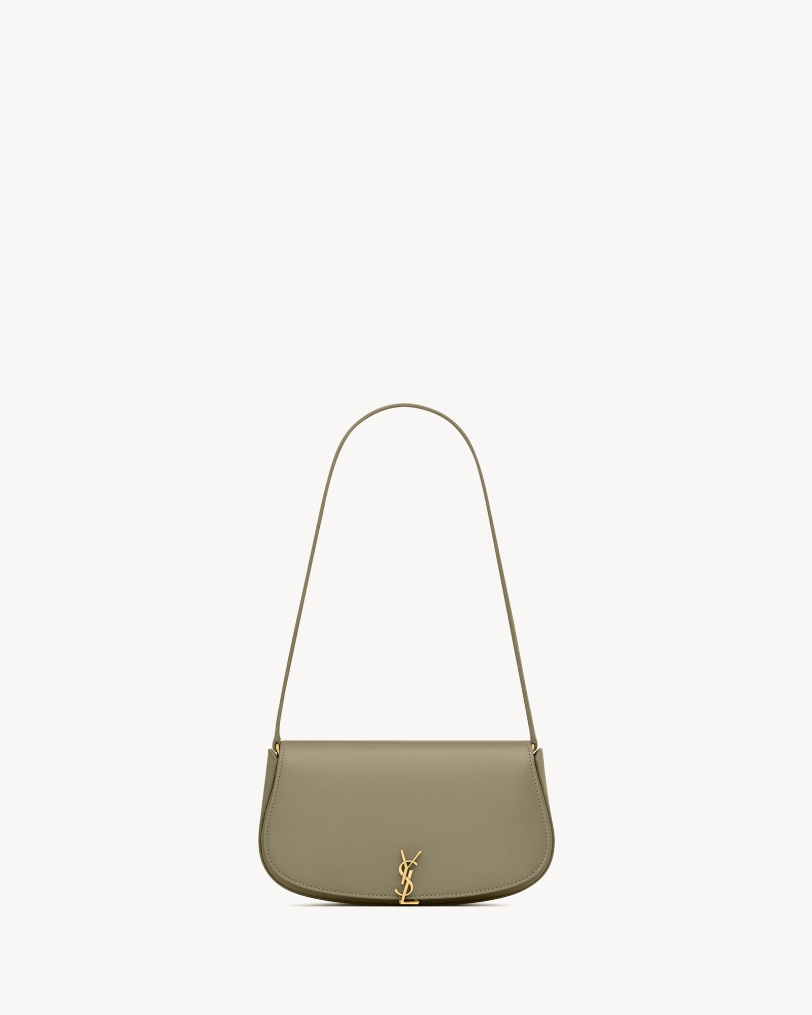 Mini Voltaire Shoulder Bag in Box Calfskin – Strong Moss