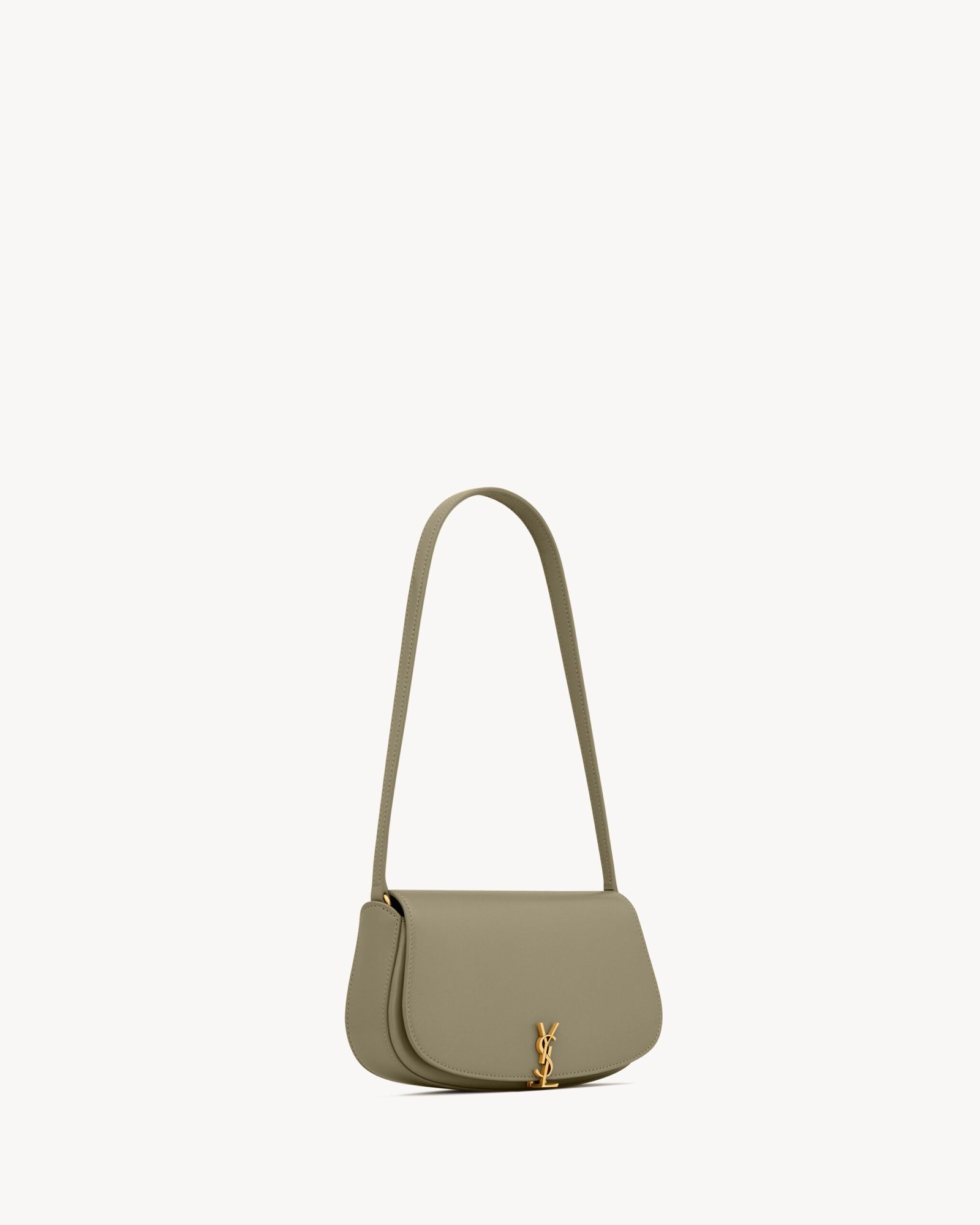Mini Voltaire Shoulder Bag in Box Calfskin – Strong Moss - Image 7