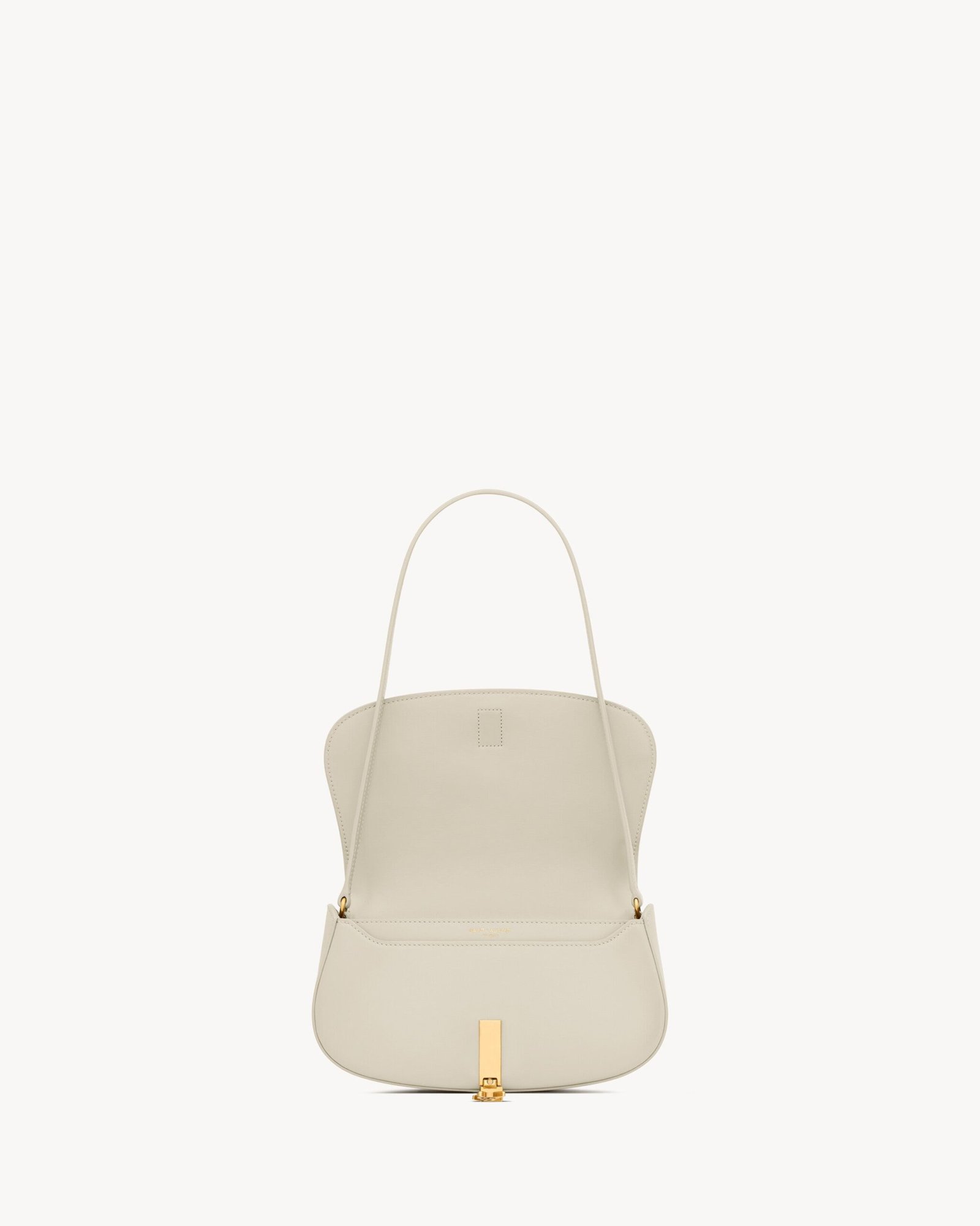 Mini Voltaire Shoulder Bag in Box Calfskin – Crema Soft - Image 6