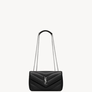 LOULOU Small in Matelassé Lambskin