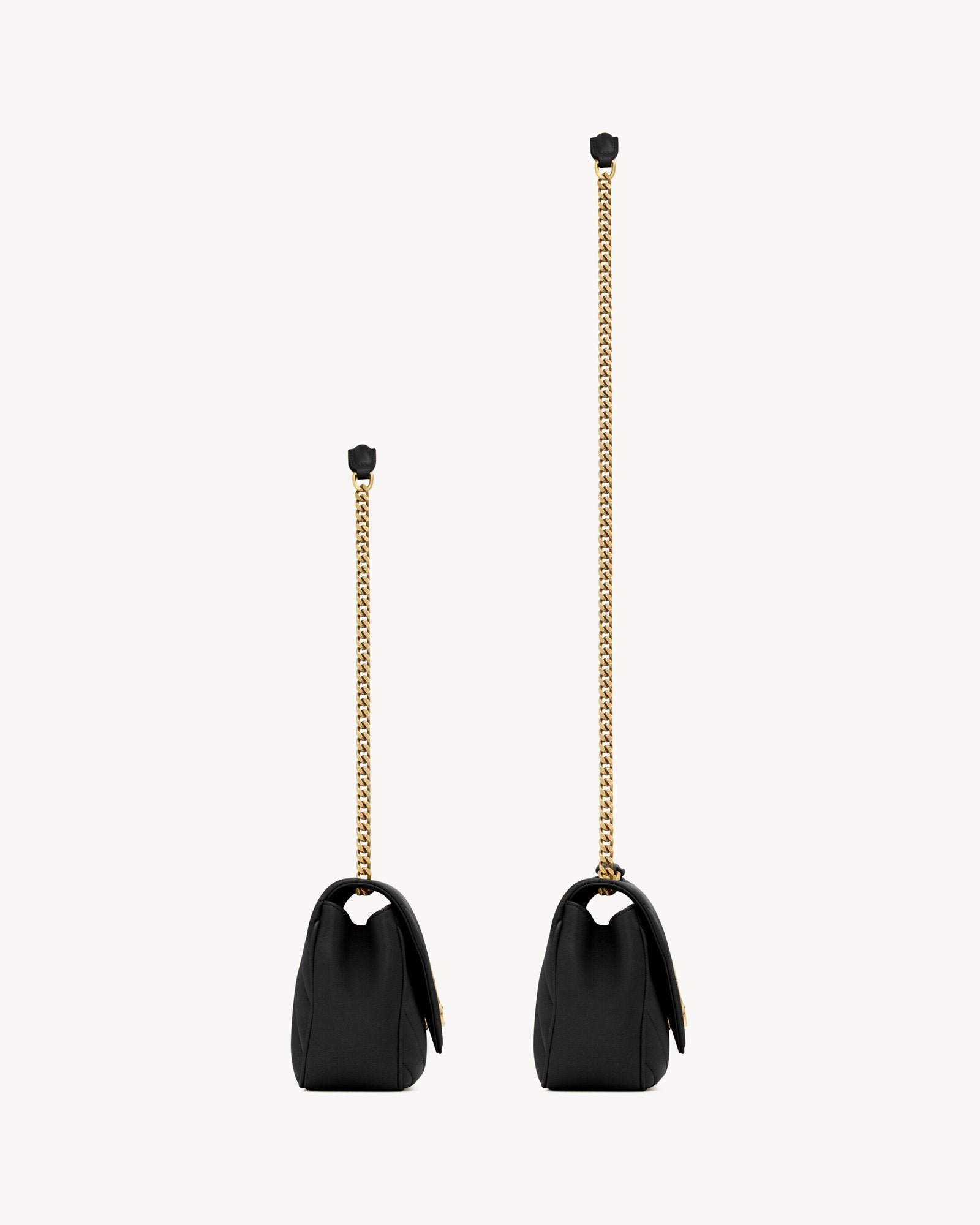 LOULOU Small in Matelassé Lambskin - Black - Image 3