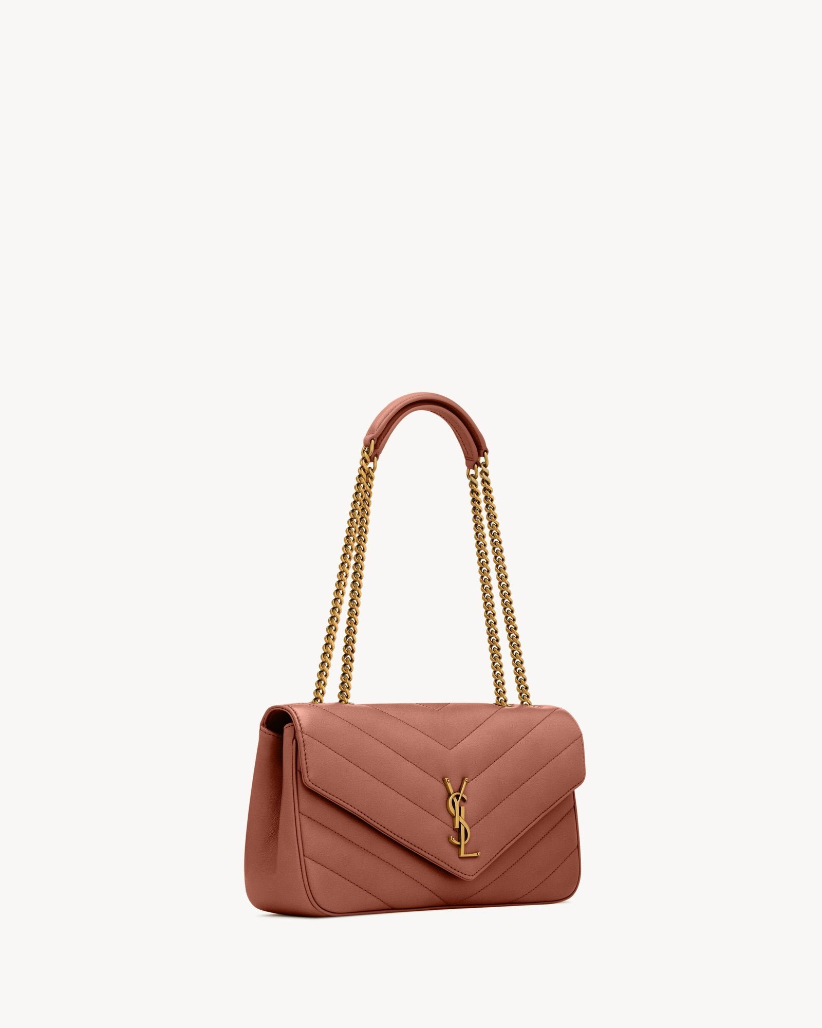 LOULOU Medium in Matelassé Lambskin - Hortensia - Image 6