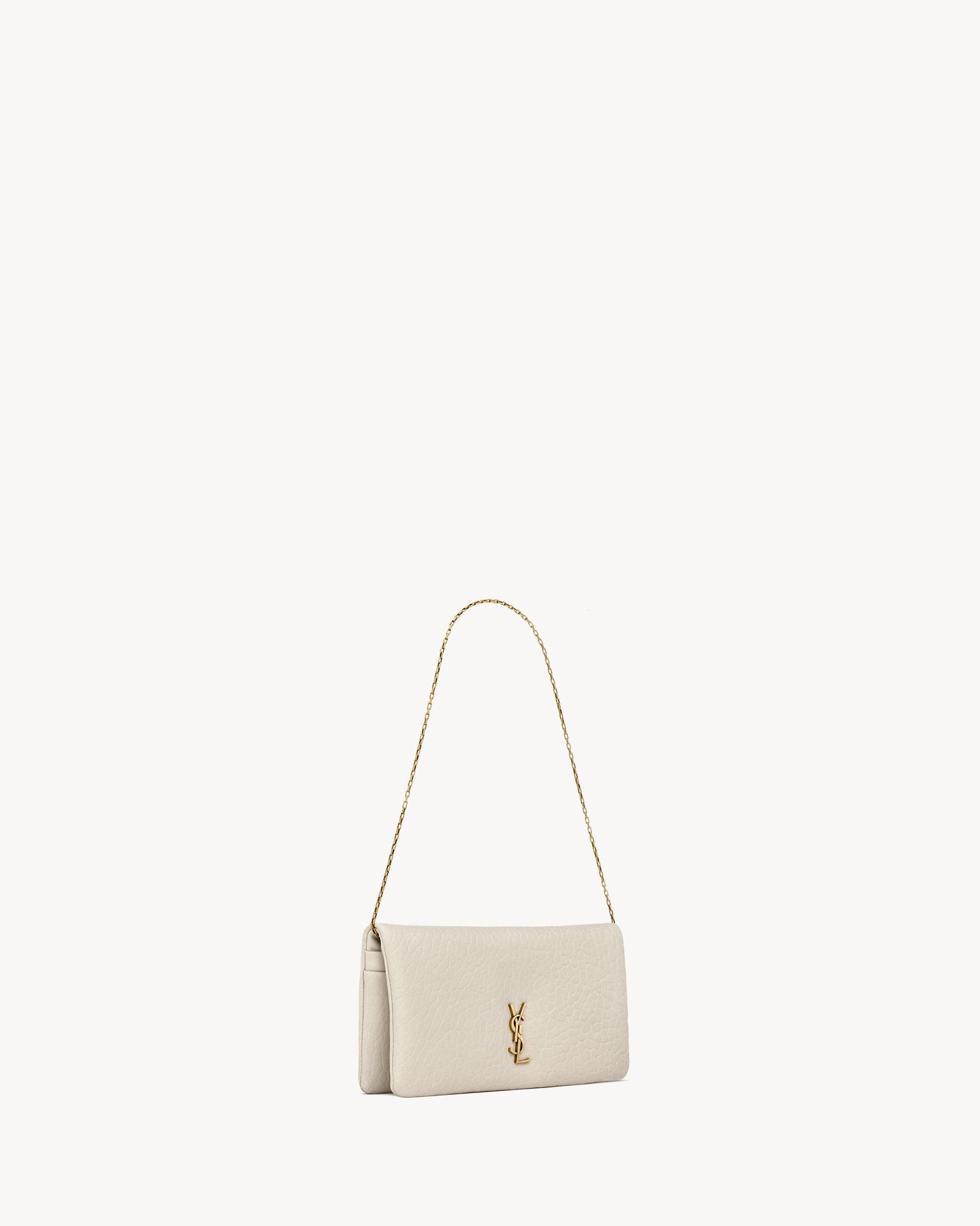 Calypso Grained Lambskin Mini Bag – White - Image 6