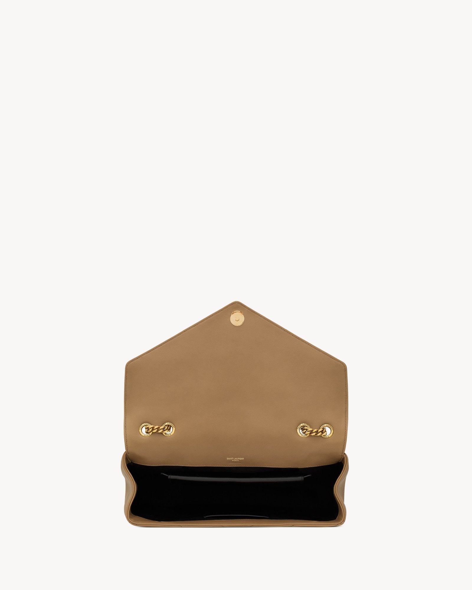 LOULOU Large in Matelassé Lambskin - Beige - Image 11