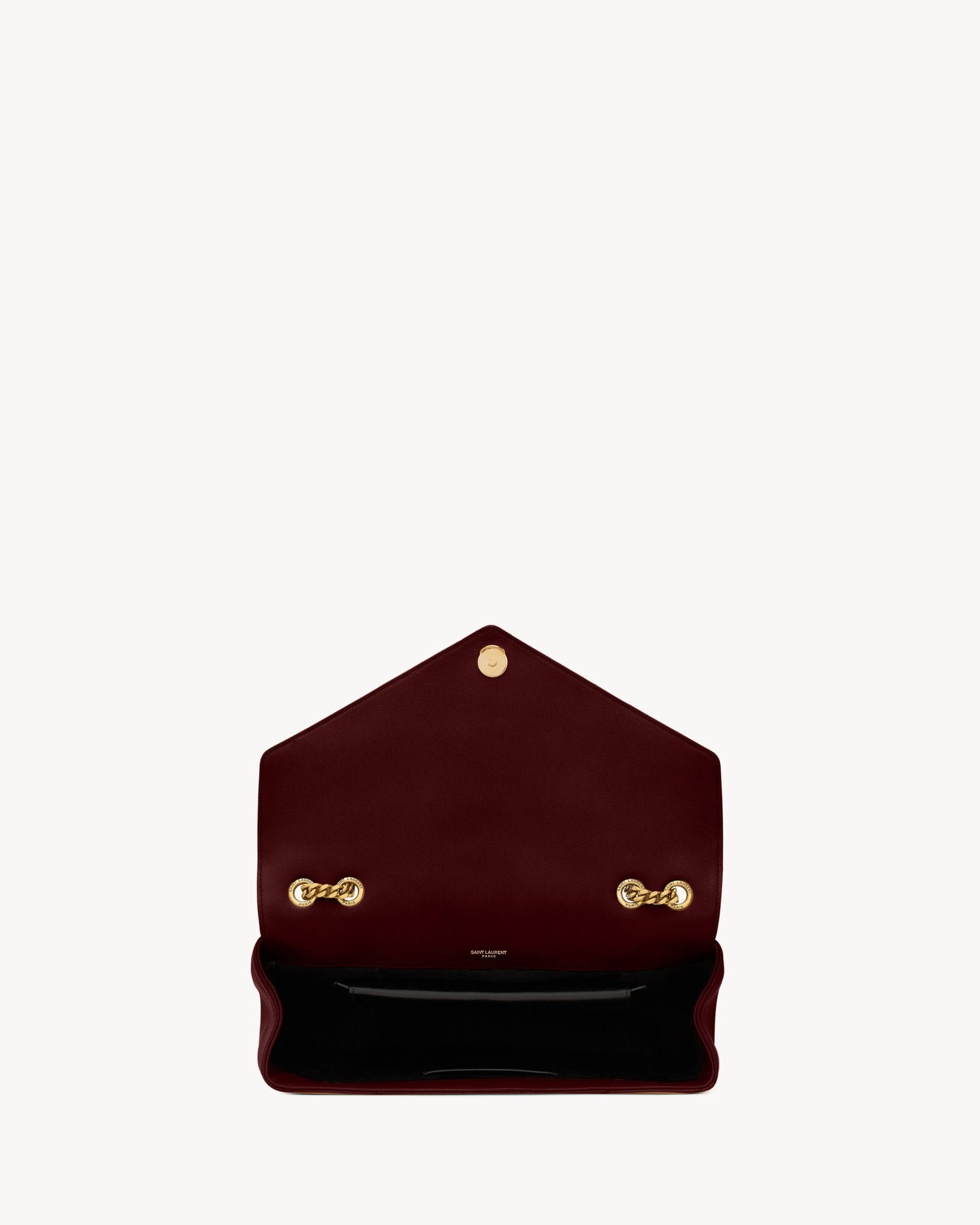 LOULOU Large in Matelassé Lambskin - Wine Red - Image 8